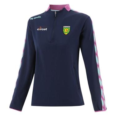 O' Neills Ladies Donegal Imperium 184 Brush Half- Zip Top - MARINE