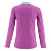 O' Neills Ladies Donegal Imperium 184 Brush Half- Zip Top - Purple