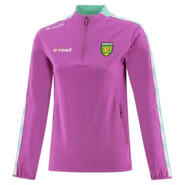 O' Neills Girls Donegal Imperium 184 Brushed Half- Zip Top - Purple