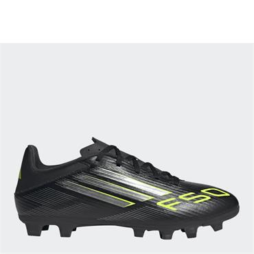 Adidas Mens F50 Club Firm/ Multi- Ground Football Boots - BLACK