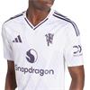 Adidas Adults Manchester United 2025/26 Away Jersey - WHITE