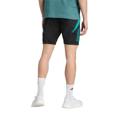 Adidas Adults All Black Gym Shorts - BLACK