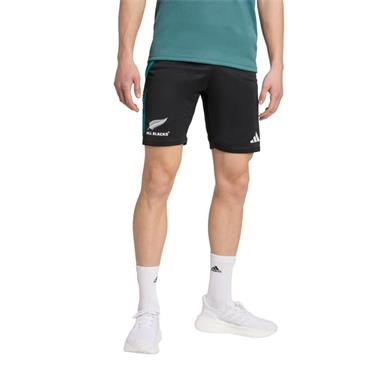 Adidas Adults All Black Gym Shorts - BLACK