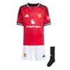 Adidas Kids Man Utd 25/26 Home Kit - Red