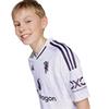 Adidas Kids Manchester United Away Jersey 2025/26 - WHITE