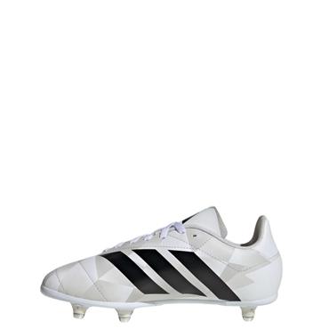 Adidas Junior  Rugby SG Football Boots - WHITE BLACK