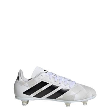 Adidas Junior  Rugby SG Football Boots - WHITE BLACK