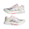 ADIZERO WOMENS BOSTON 13 RUNNING SHOE - White/Pink