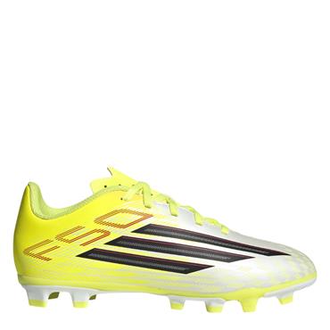 ADIDAS KIDS F50 CLUB FG/MG FOOTBALL BOOTS - White