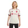 Adidas Kids Liverpool FC 2025/26 Away Jersey - White