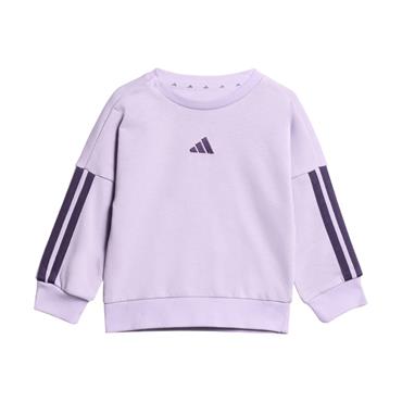Infants Adidas 3S Jog Tracksuit - Purple
