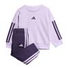 Infants Adidas 3S Jog Tracksuit - Purple