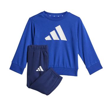ADIDAS INFANT ESSENTIALS JOGGERS SET - Blue/White