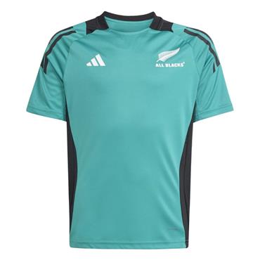 Adidas Kids All Black Performance T-Shirt - Teal