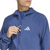 ADIDAS MENS RUN ESSENTIAL JACKET - BLUE