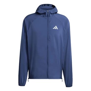ADIDAS MENS RUN ESSENTIAL JACKET - BLUE