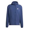 ADIDAS MENS RUN ESSENTIAL JACKET - BLUE