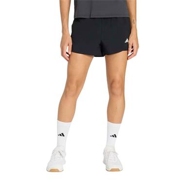 Adidas Womens Run Essentials 2 In 1 Shorts - BLACK