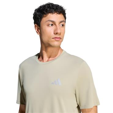 Adidas Mens Running Essentials T- Shirt - GREEN