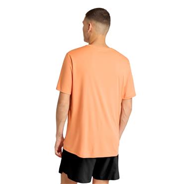 Adidas Mens Run Essential Tee - Orange