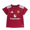 ADIDAS INFANTS OFFICIAL MANCHESTER UNITED 26/27 HOME KIT - Red