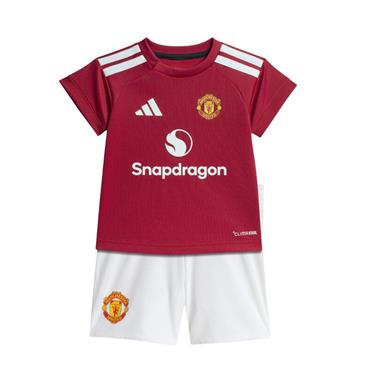 ADIDAS INFANTS OFFICIAL MANCHESTER UNITED 26/27 HOME KIT - Red