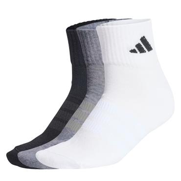 Adidas Cushioned Sportswear Ankle Socks 3 Pair Pack - White