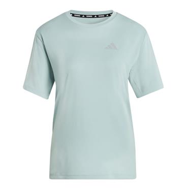 ADIDAS LADIES RUN ESSENTIAL T-SHIRT - GREEN