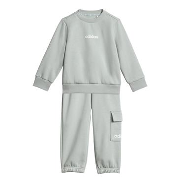 Infants Adidas Lin Jog Tracksuit - GREEN