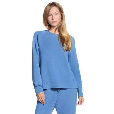 Skechers Womens Skechluxe Elevate Crewneck - BLUE