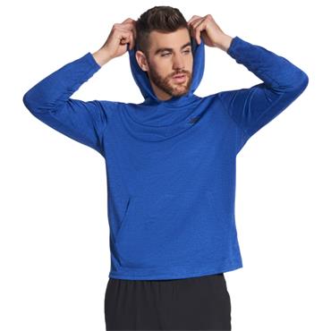 Skechers Mens GO DRI Charge Hoodie - BLUE