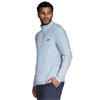 SKECHERS MENS GO DRI ALL DAY HALF ZIP - SKY