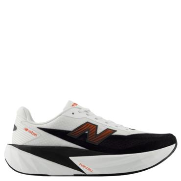 NEW BALANCE MENS FUELCELL REBEL V5 RUNNING SHOE - WHITE BLACK