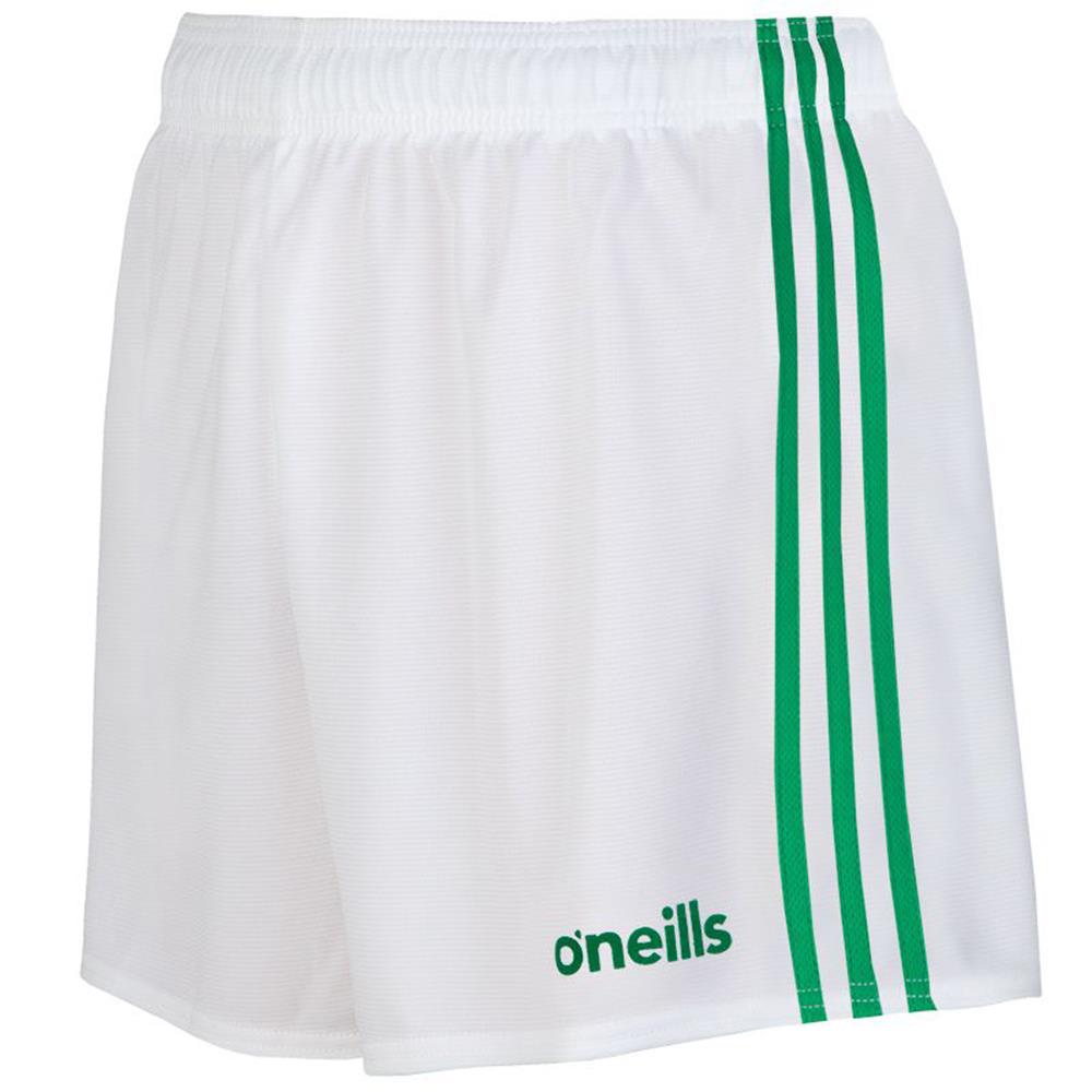 O'Neills Mourne Shorts White/Green Michael Murphy Sports Donegal