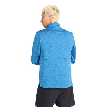 New Balance Mens Athletics Heat Grid Half- Zip - BLUE
