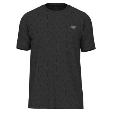 New Balance Mens Sport Essential Printed T- Shirt - BLACK