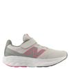 New Balance Kids 520 Hook & Loop Running Shoes - Grey