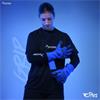 PRECISION JUNIOR ELITE 3.0 GRIP GOALKEEPER GLOVES - BLUE