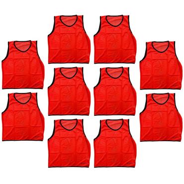 Sportech Mesh Training Bib 10 Pack - Orange
