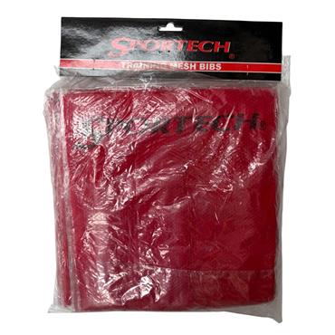 Sportech Mesh Training Bib 10 Pack - Red