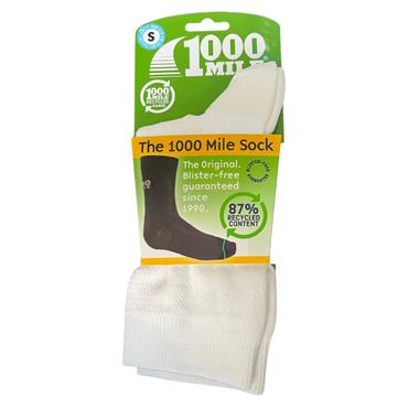 1000 Mile Womens Original Socks - White