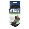 1000 MILE MENS FUSION SOCKLET - Black/Grey