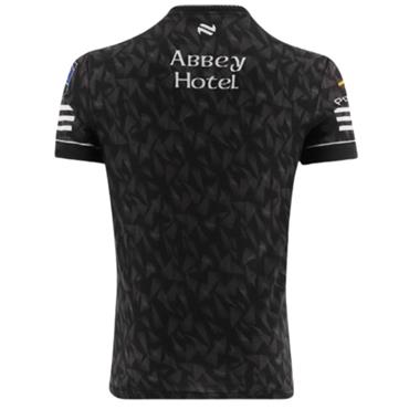 O' Neills Adults Donegal Training Jersey 26 (Regular Fit) - Black - Black/White