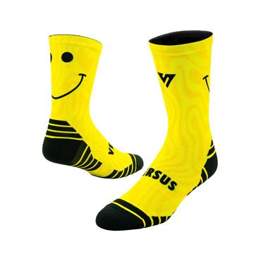 VERSUS SMILE ACTIVE CREW RUNNING SOCKS - Yellow