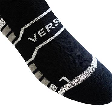 Versus Panther Trail Run Crew Running Socks - BLACK