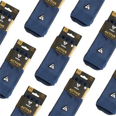 VERSUS Classic Active Crew Tab RUNNING Socks - Navy