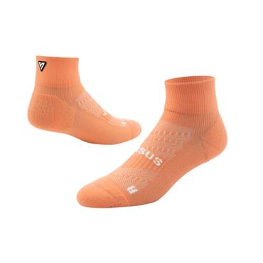 VERSUS PEACHY RUNNING QUARTER SOCKS - Orange