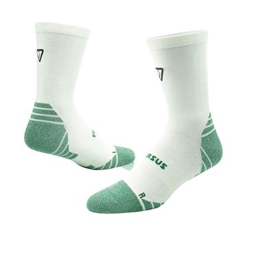VERSUS CLASSIC MELON ACTIVE CREW RUNNING SOCKS - GREEN
