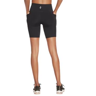 Skechers Womens GO WALK 8 Inch Shorts - BLACK