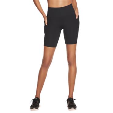 Skechers Womens GO WALK 8 Inch Shorts - BLACK